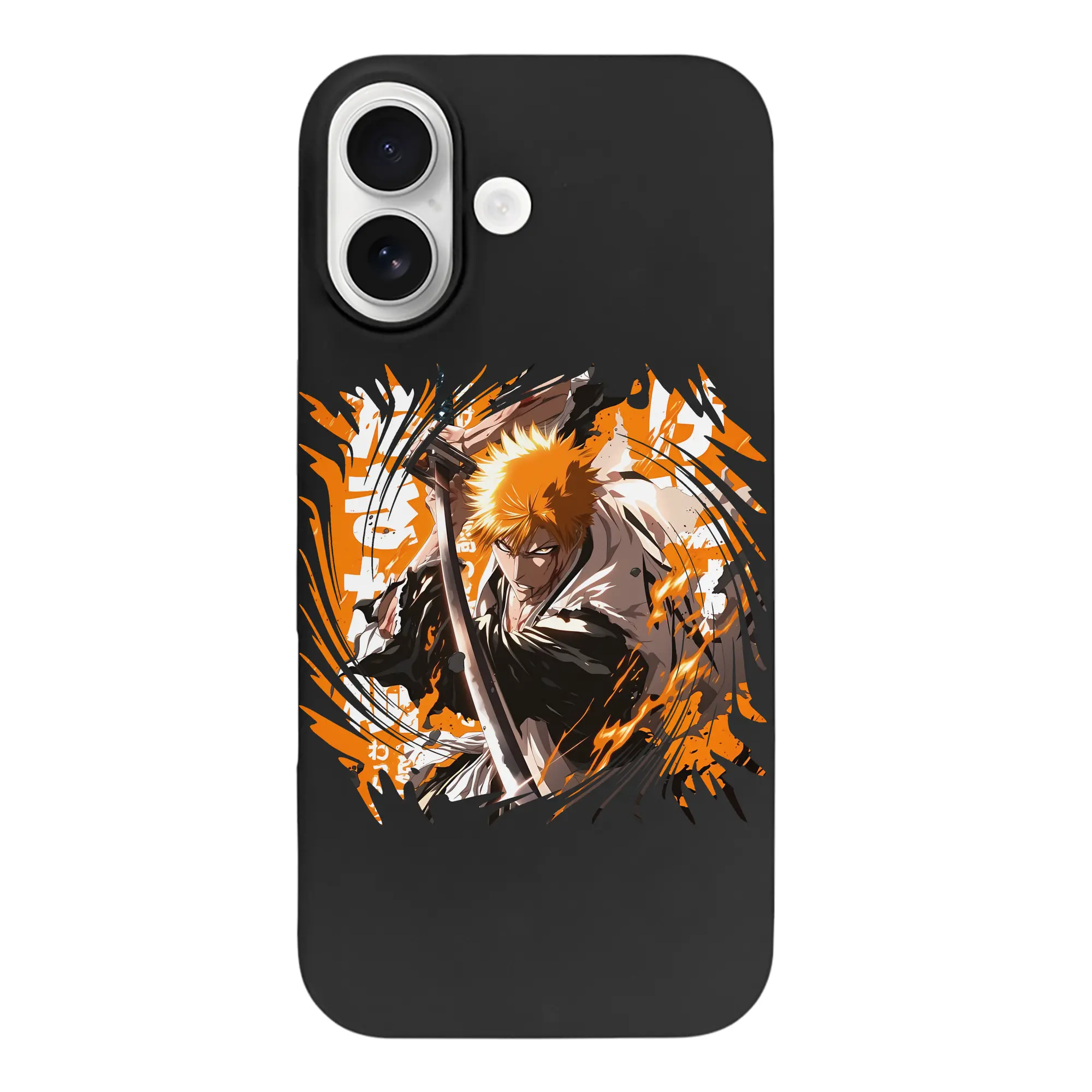 ブリーチ グッズ 黒崎 一護 - iPhone 17 シリーズ シリコンケース 薄型 耐衝撃 指紋防止 ソフトタッチカバー 精密フィット 傷防止 保護ケース iPhone 17/17 Air/17 Pro/17 Pro Max 対応